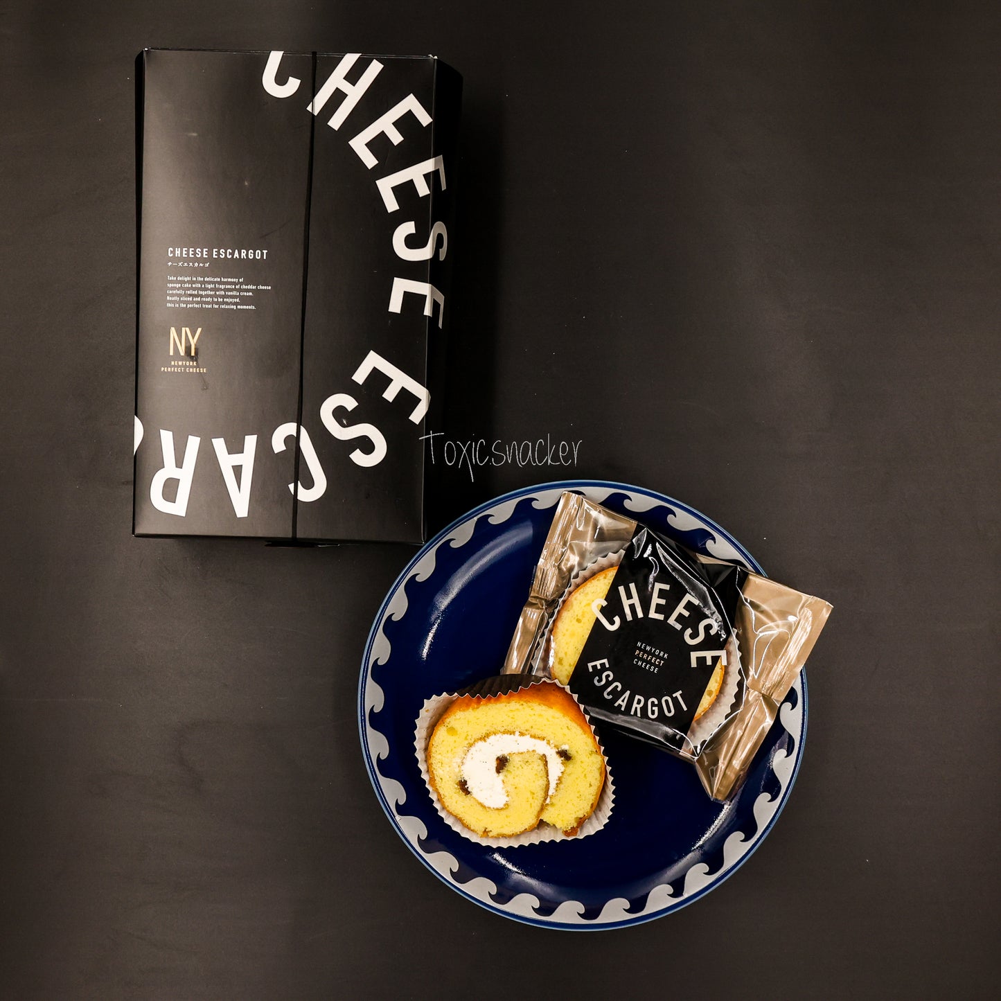 【預訂】NY PERFECT CHEESE - CHEESE ESCARGOT 芝士提子冧酒蛋卷
