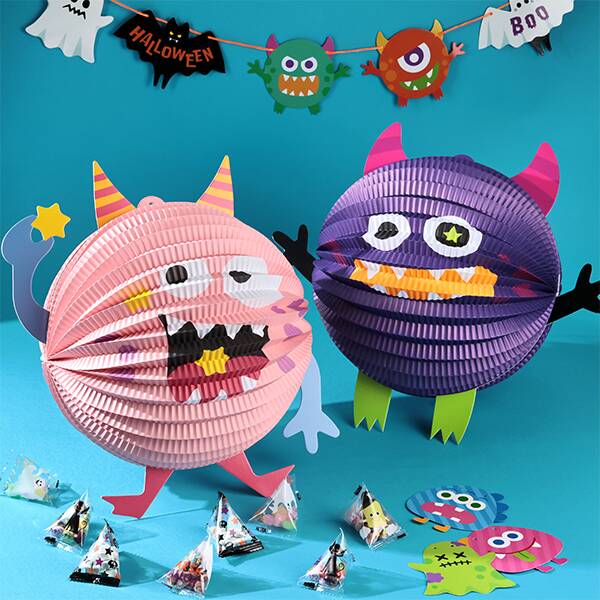 【現貨】【萬聖節限定】KALDI - 紫色怪物燈籠(有糖)