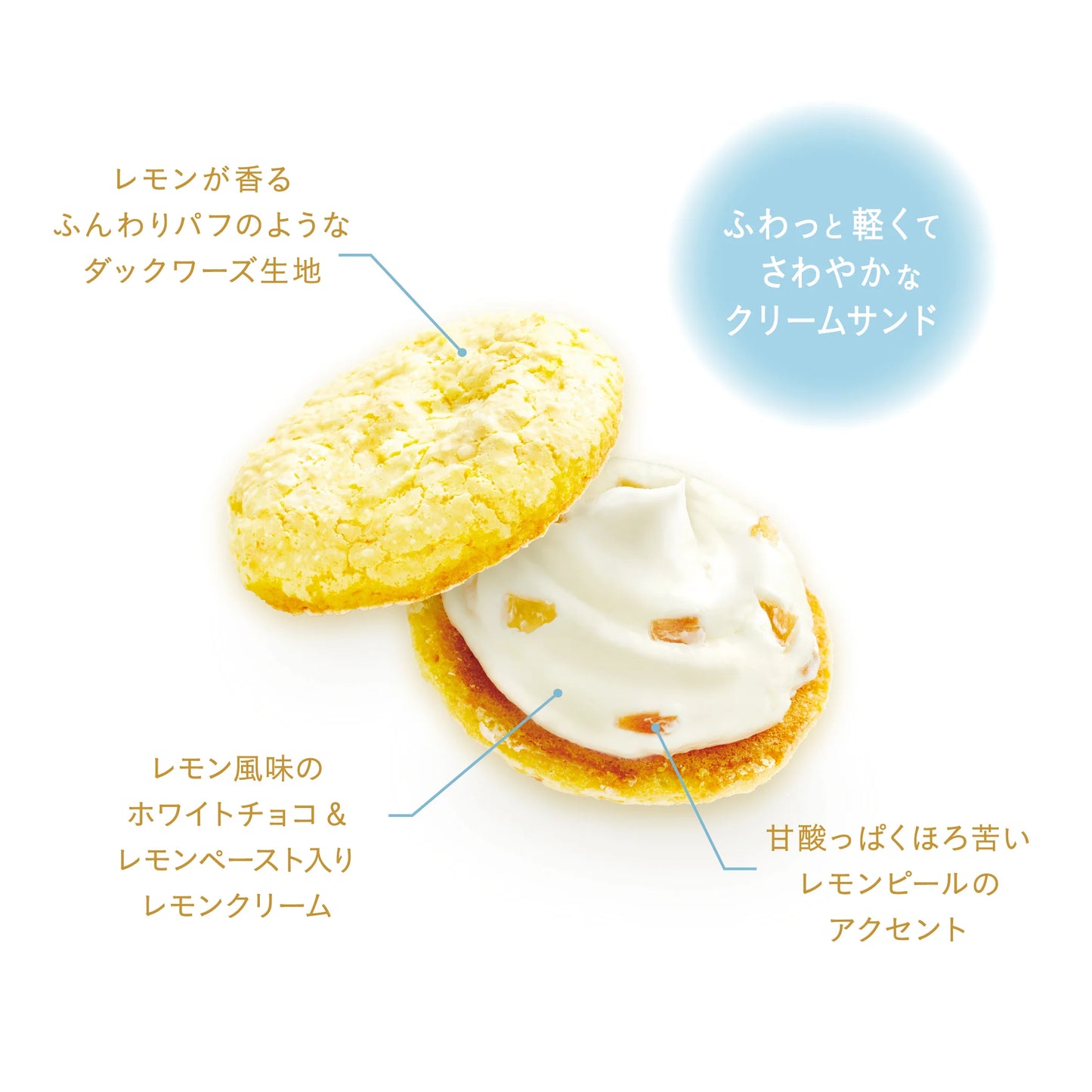 【預訂】TOKYO LEMONCHE - 檸檬泡芙馬卡龍8件裝