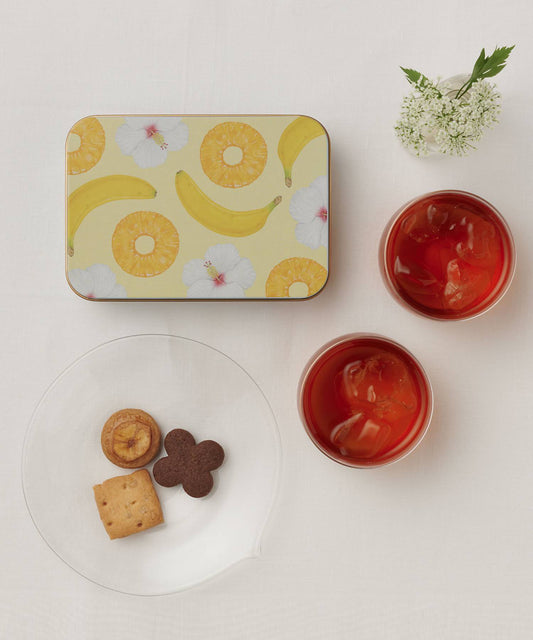 【預訂】POMOLOGYポモロジー - 香蕉菠蘿餅乾鐵盒