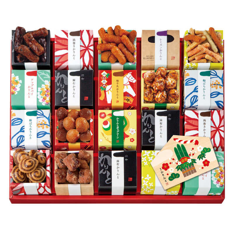 【預訂】【新年限定】 麻布かりんとAZABUKARINTO - 冬季限定 綜合禮盒