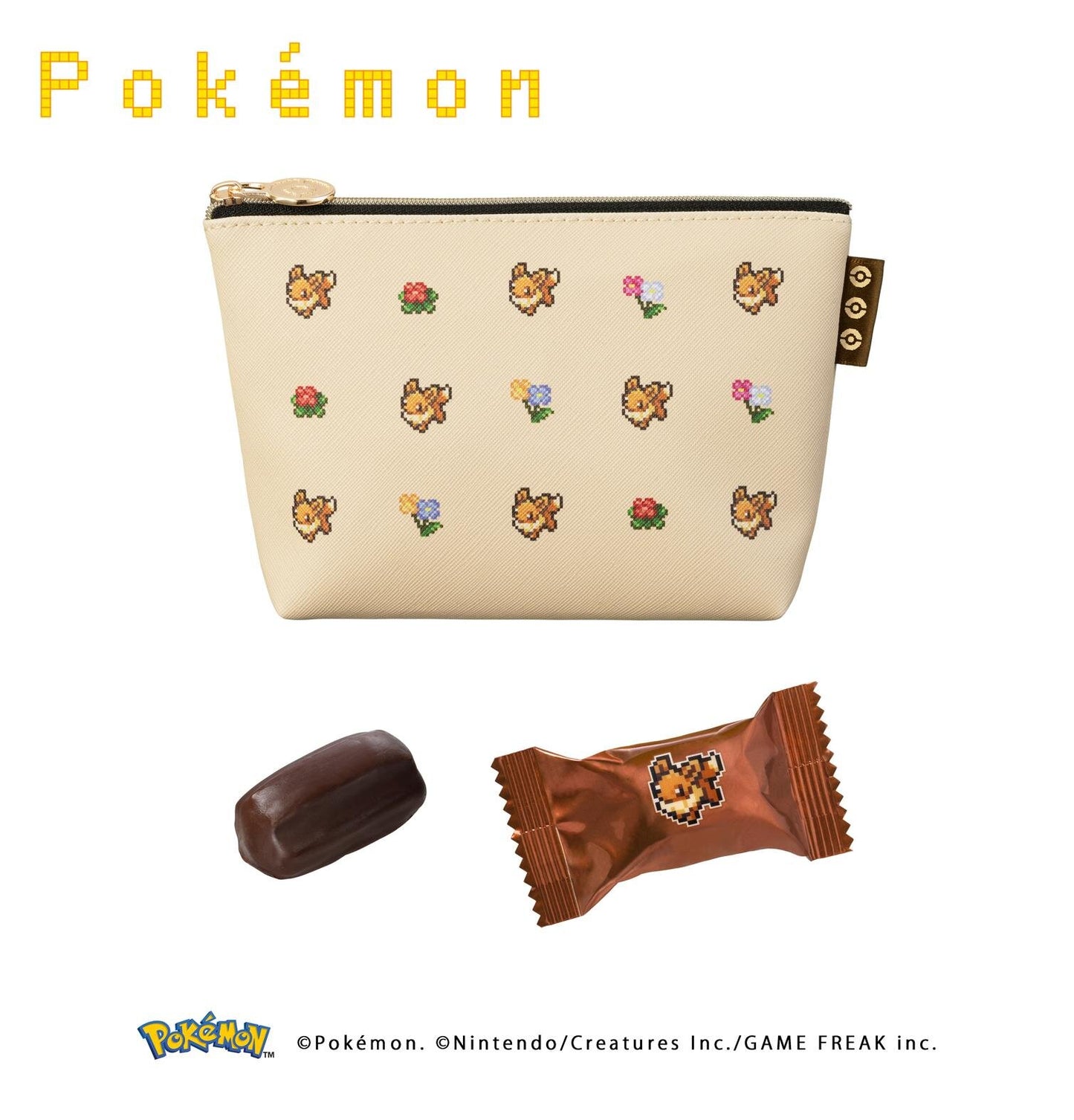 【預訂】【情人節限定】POKÉMON MEETS MARY'S CHOCOLATE - 伊布朱古力餅乾袋