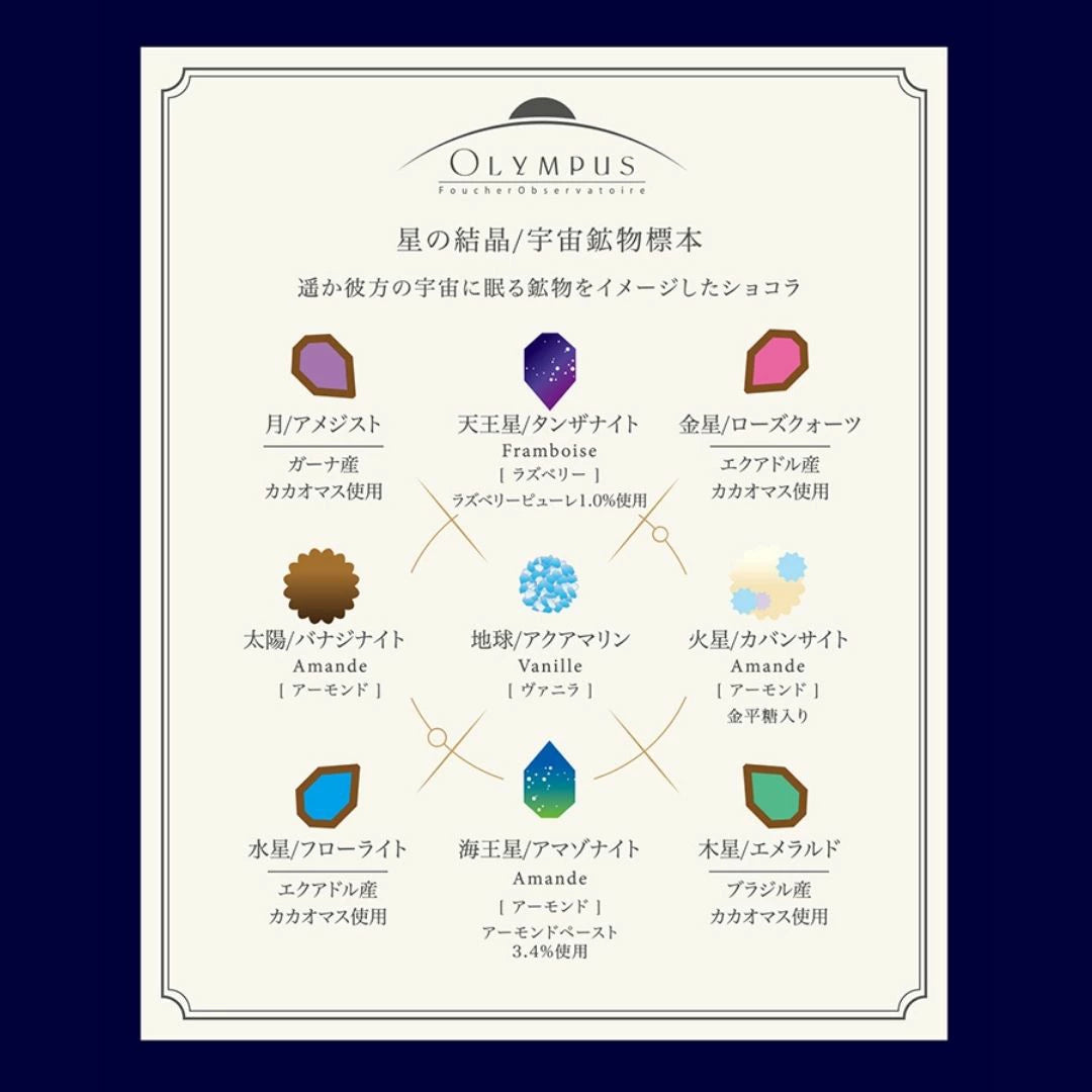 【預訂】【情人節限定】OLYMPUS - 星の結晶。太空礦物標本