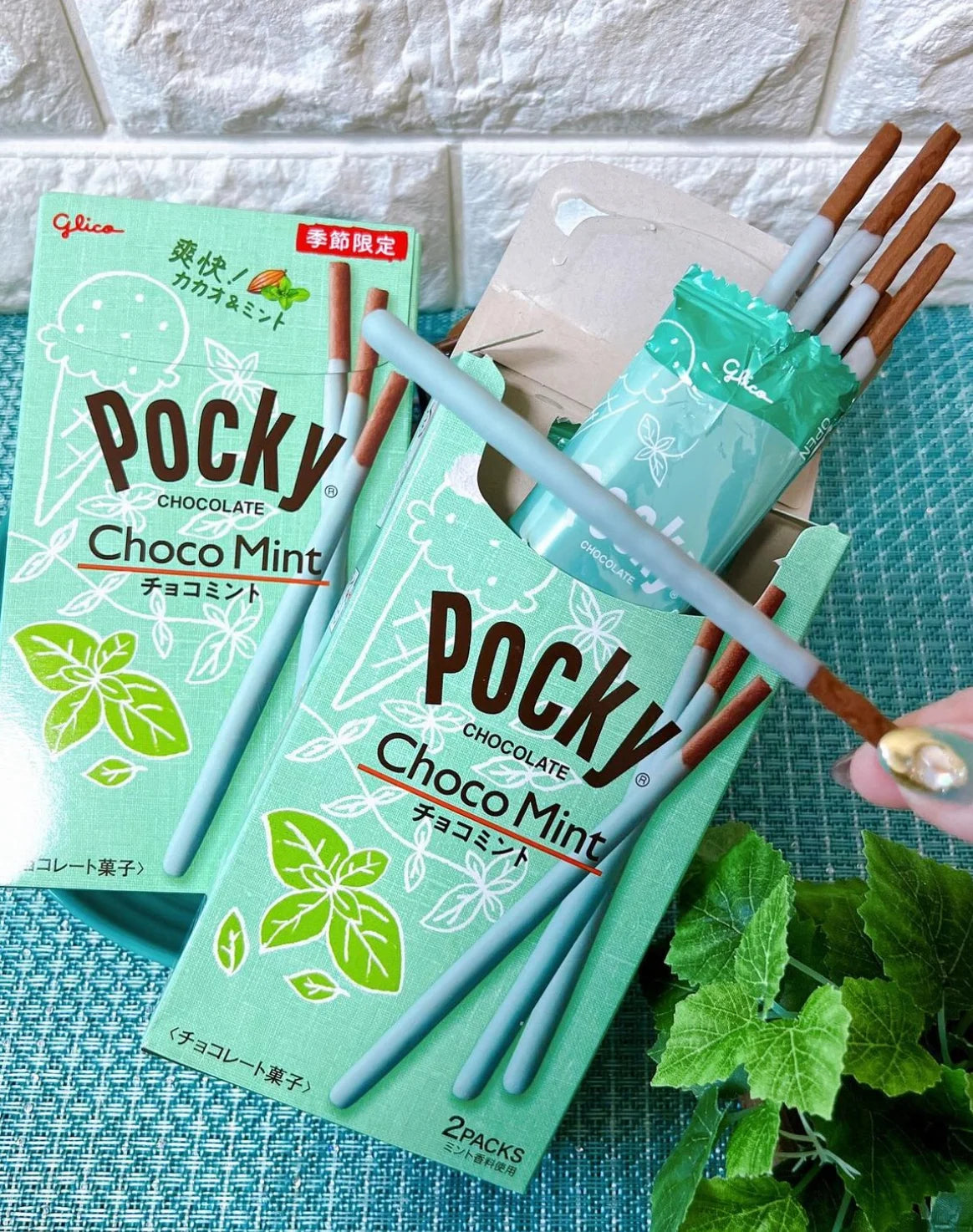 【現貨】POCKY - 薄荷朱古力百力滋 (3盒)