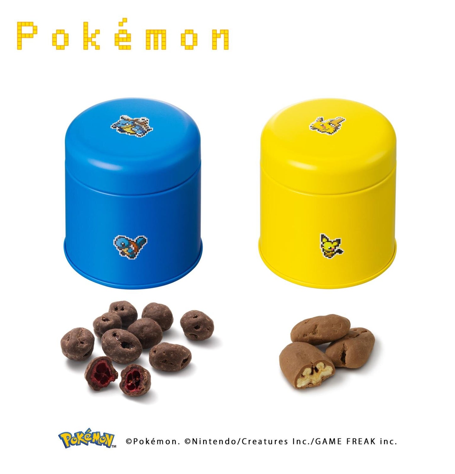 【預訂】【情人節限定】POKÉMON MEETS MARY'S CHOCOLATE - 水系&電系鐵盒(40G杏仁朱古力&40G無花果朱古力)
