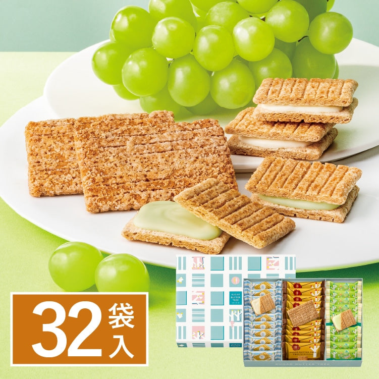 【預訂】SUGAR BUTTER TREE - 綜合32件裝(原味 & 麝香葡萄味 & 焦糖脆餅)