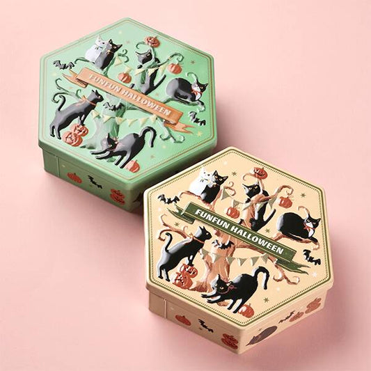 【現貨】【萬聖節限定】KALDI - 萬聖節貓鐡盒