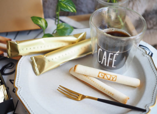 【現貨】【新年禮盒】GRAMERCY NEW YORK - GOLD CHEESE 芝士味貓舌餅蛋捲24件裝