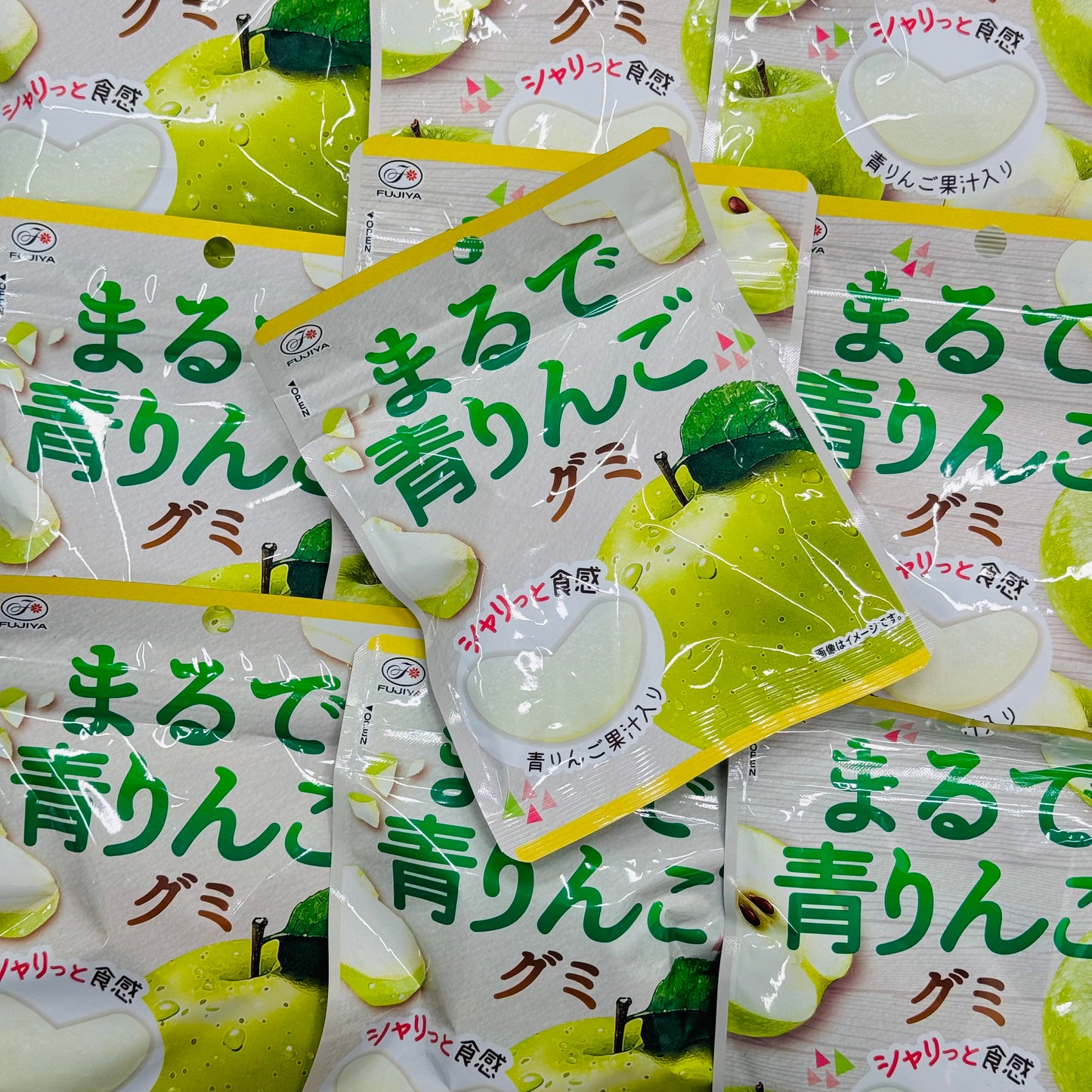 【現貨】日本不二家 - 青蘋果軟糖 3包