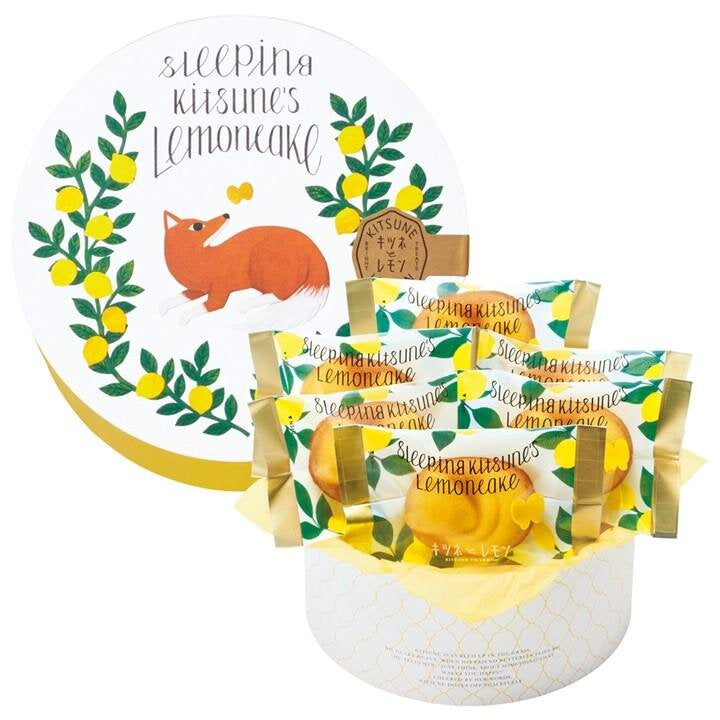 【預訂】【情人節限定】KITSUNE TO LEMON - 睡狐檸檬蛋糕 6件裝