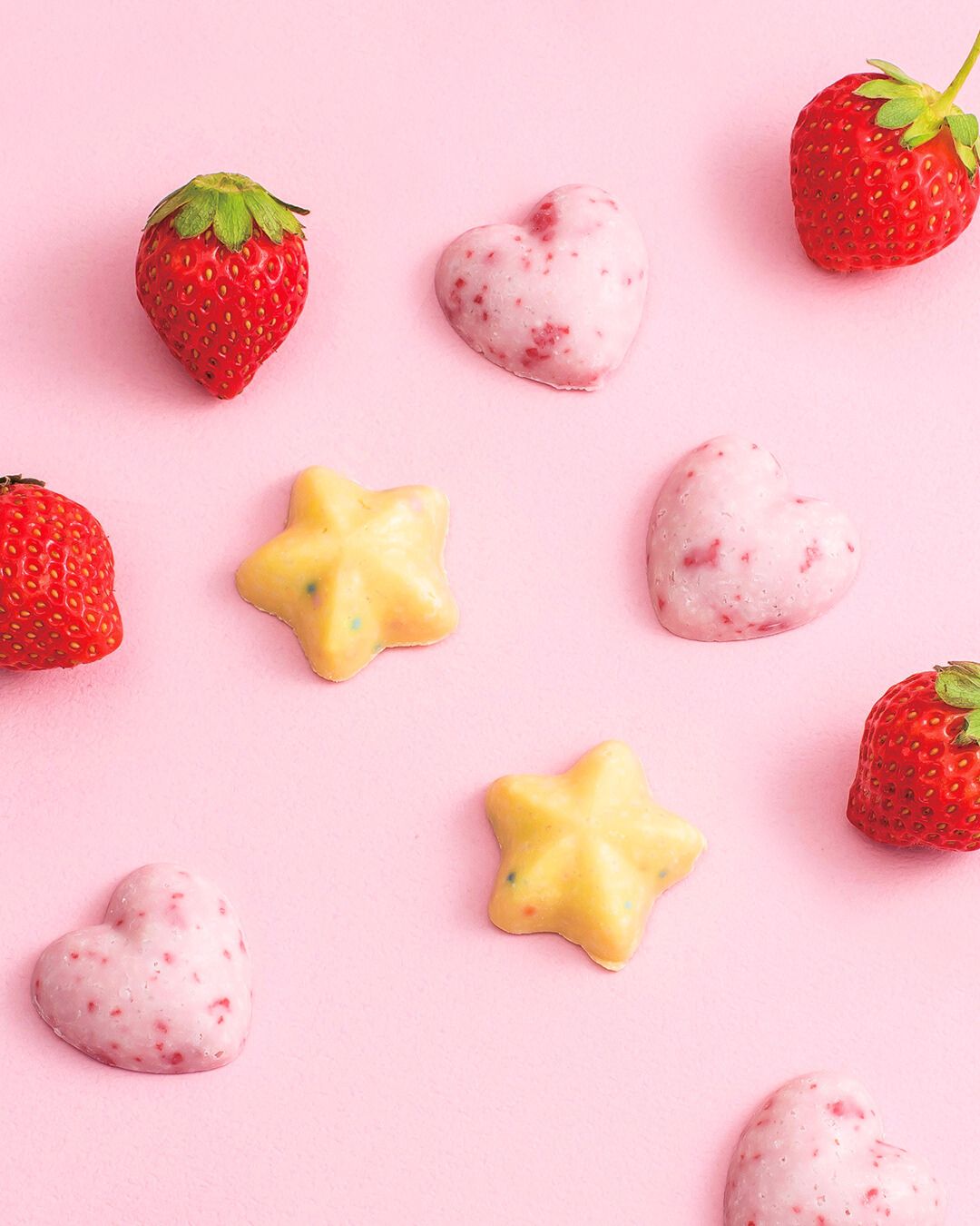 【預訂】【情人節限定】いちごの日 - 士多啤梨星星公主鐵盒6件裝