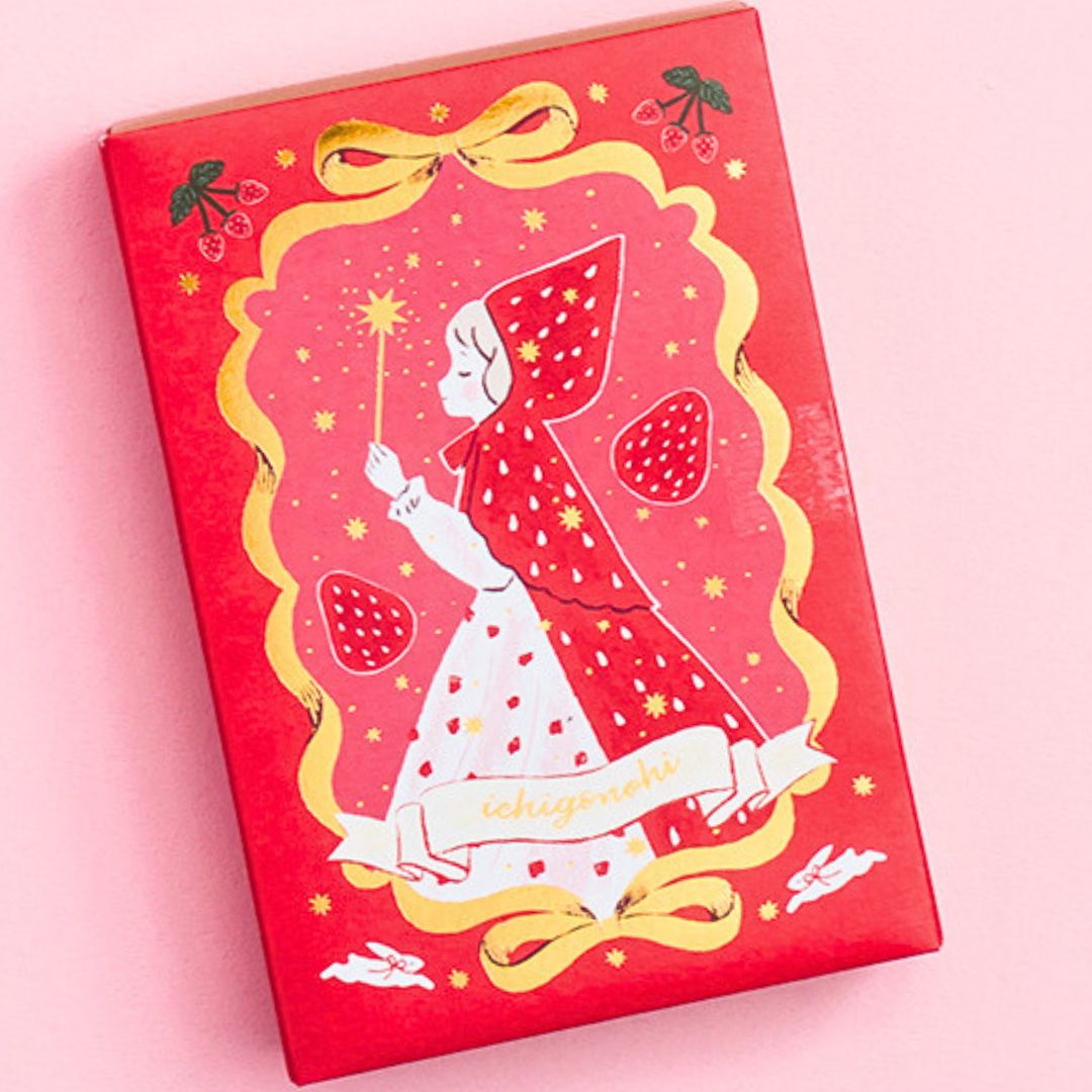 【預訂】【情人節限定】いちごの日 - 士多啤梨花園朱古力6件裝