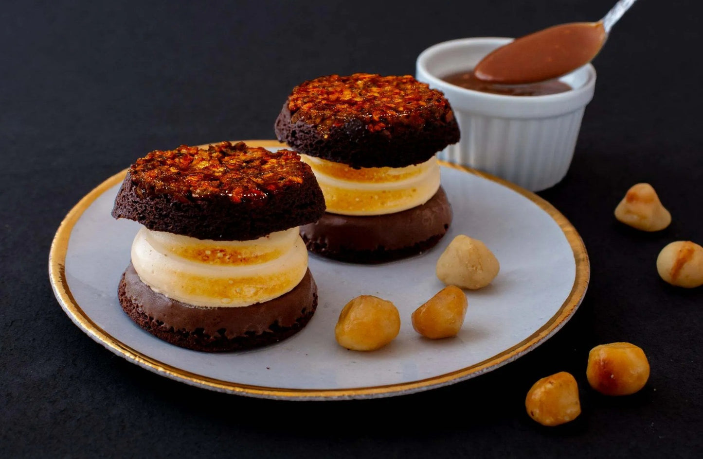 【預訂】BAKED MALLOW - 燒棉花糖夏威夷果仁焦糖朱古力BROWNIE 5件裝