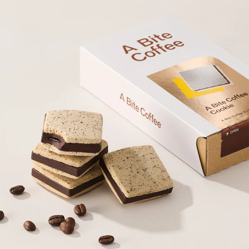 【預訂】A BITE COFFEE - 咖啡黑朱古力餅 4件裝