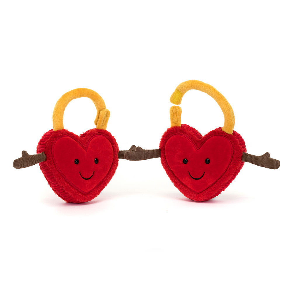 【現貨】JELLYCAT - AMUSEABLES VAL & TINA LOVE LOCKS