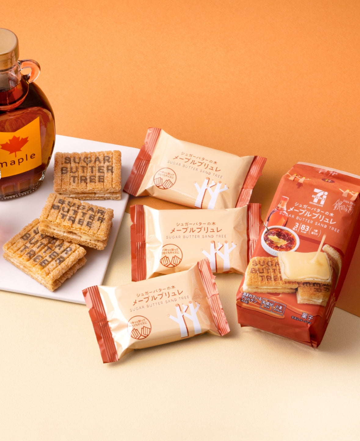 【現貨特價】SUGAR BUTTER TREE X 711 - MAPLE CRÈME BRULEE 楓糖焦糖布丁 3件裝