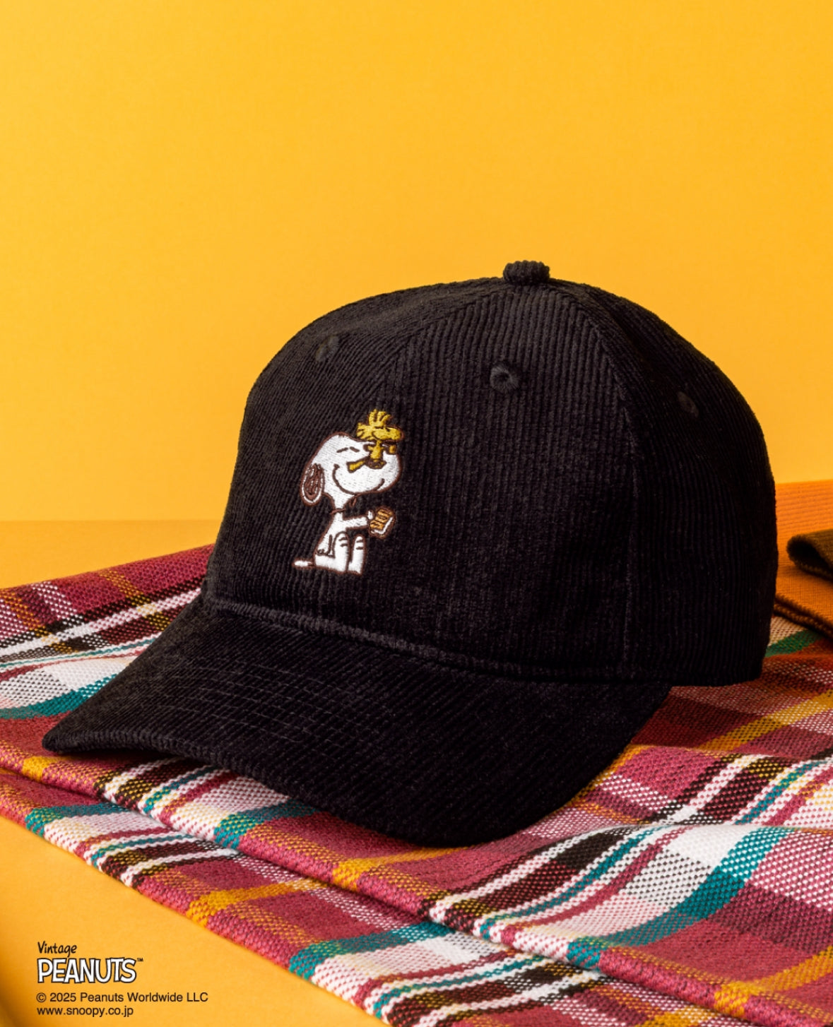 【預訂】SUGAR BUTTER TREE X SNOOPY - SNOOPY燈芯絨帽