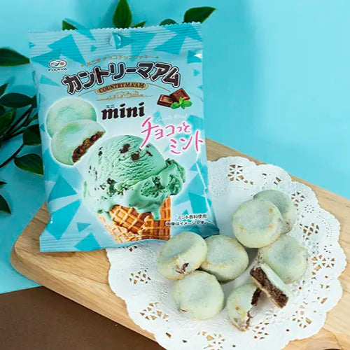 【現貨】FAMILY MART - COUNTRY MA'AM 薄荷朱古力餅乾 (3包)