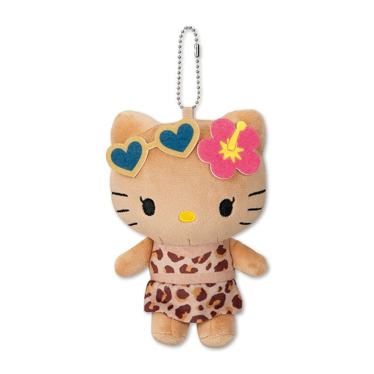 【預訂】SANRIO - HELLO KITTY吊飾 - 曬燶豹紋太陽眼鏡