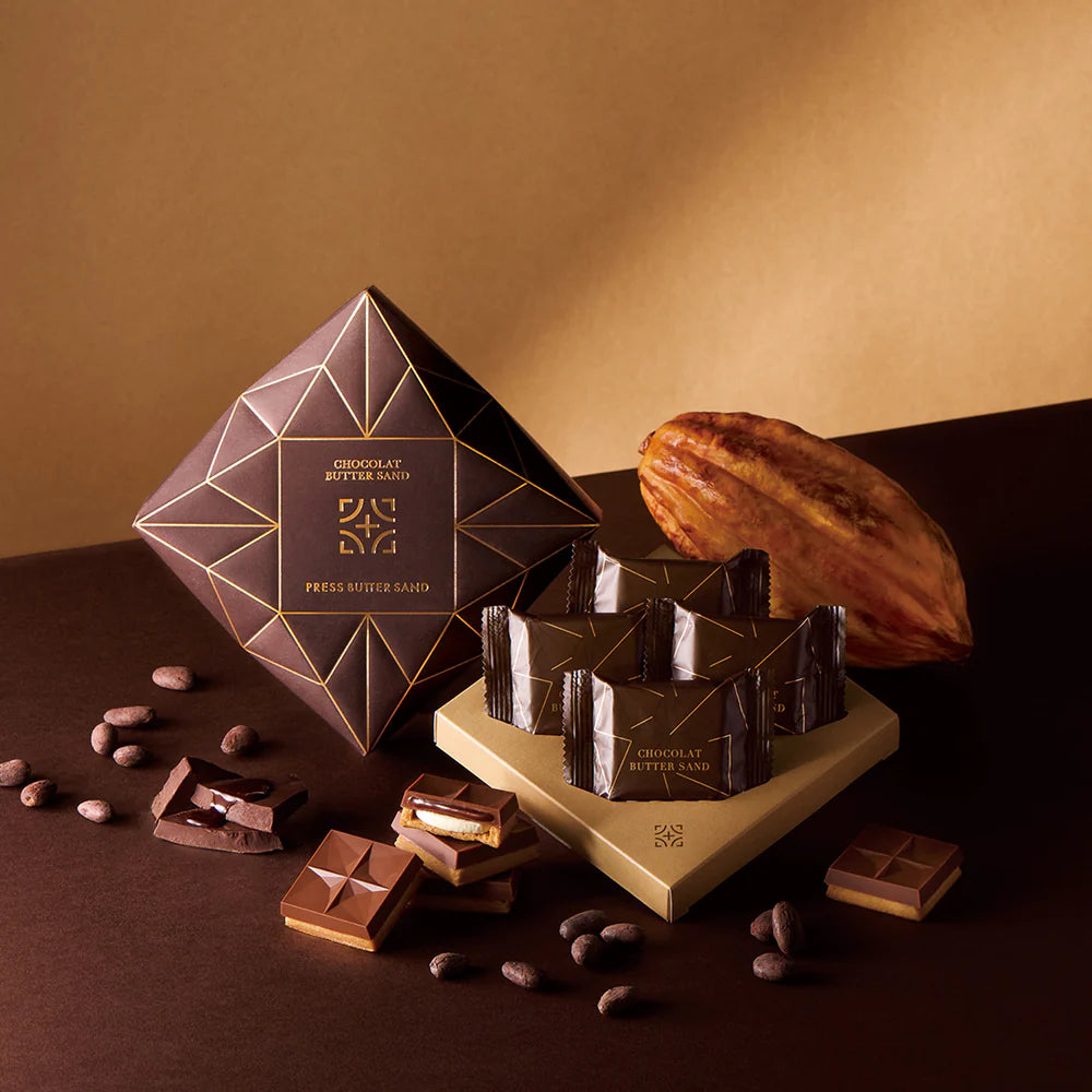 【預訂】PRESS BUTTER SAND JAPAN - CHOCOLATE BUTTER SAND 4件裝