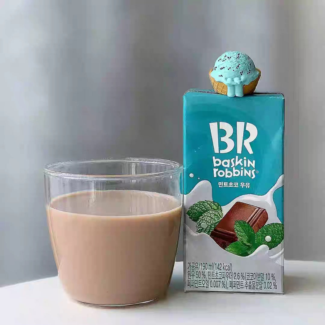 【現貨】韓國BR - MINT CHOCO MILK (3支)