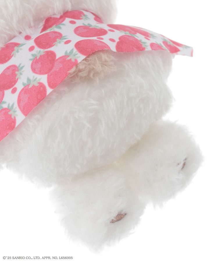 【現貨】MAISON DE FLEUR X いちご新聞 - 草莓新聞布甸狗狗吊飾