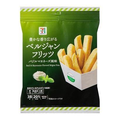 【現貨】日本711 - 羅勒蛋黃醬味帶皮薯條 (3包)