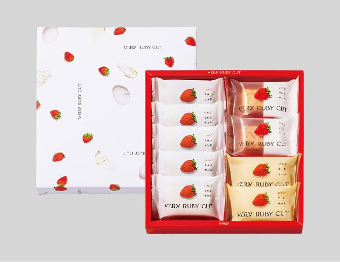 【預訂】VERY RUBY CUT - 士多啤梨綜合9件裝