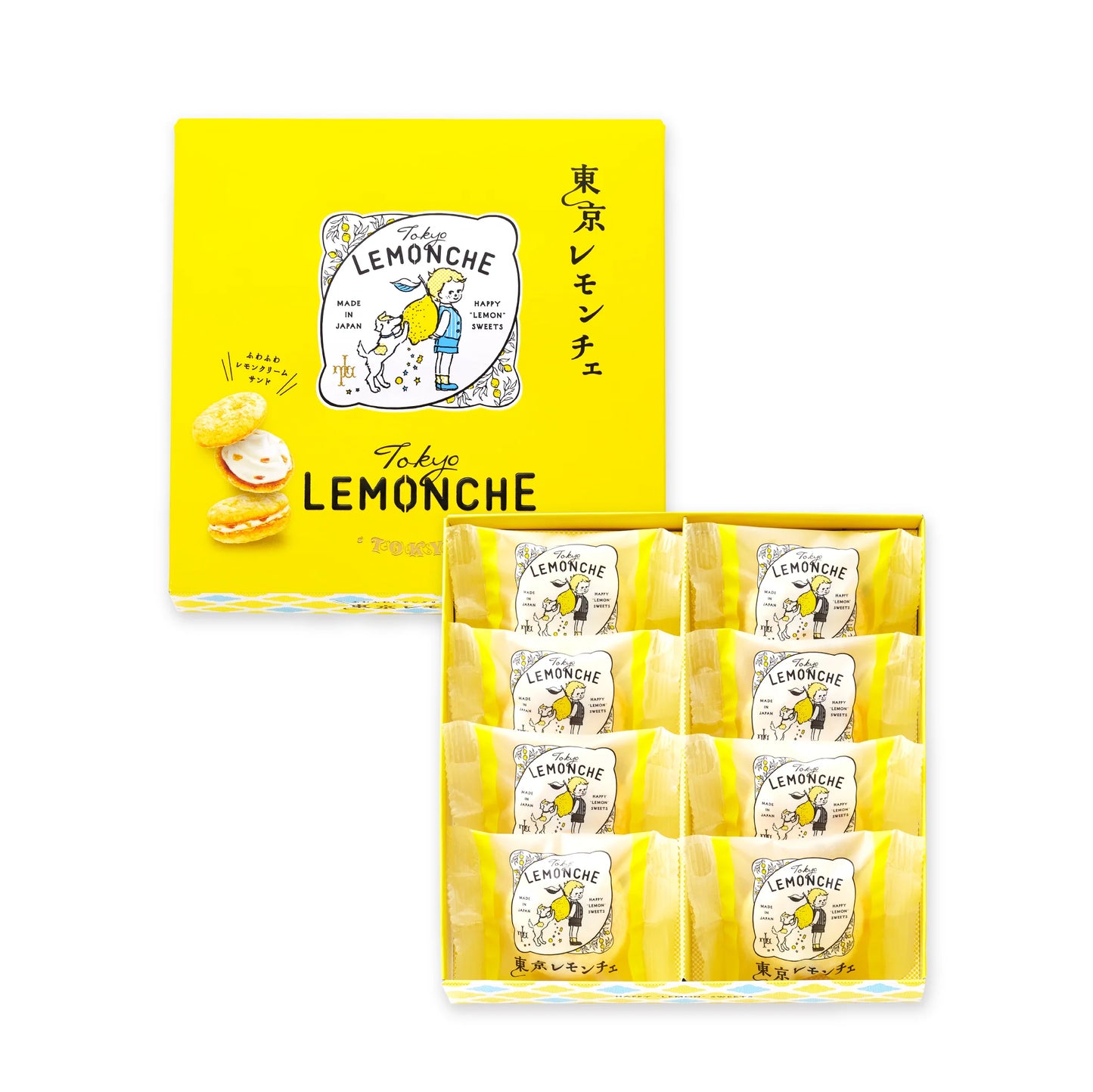 【預訂】TOKYO LEMONCHE  - 檸檬泡芙馬卡龍8件裝