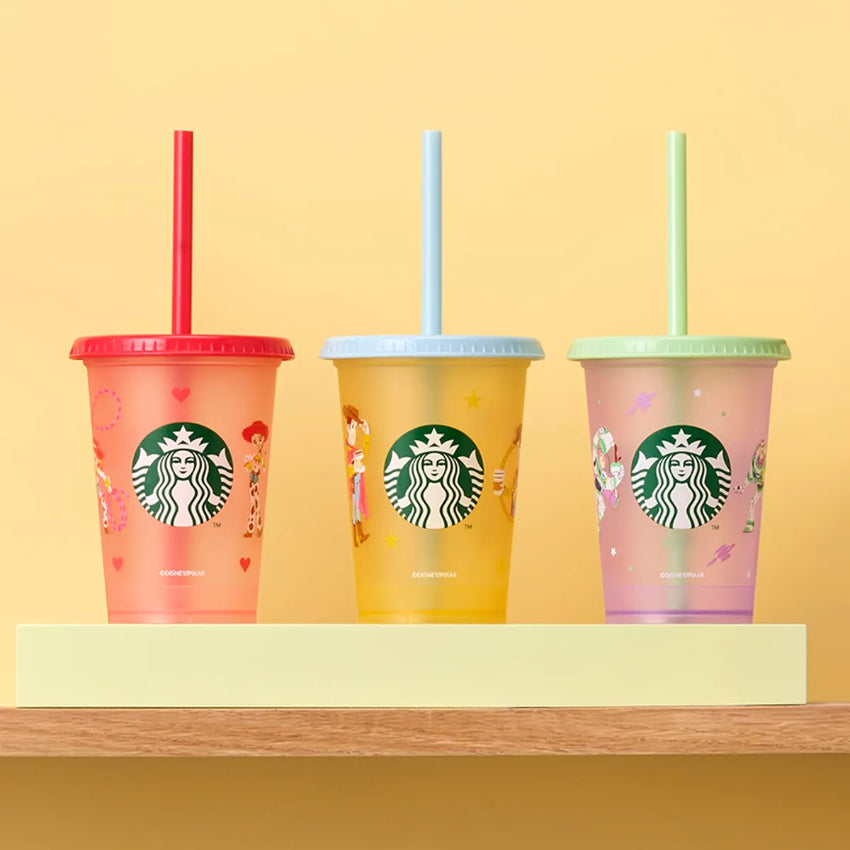 【現貨】韓國STARBUCKS X TOYSTORY - 可重複使用杯套裝
