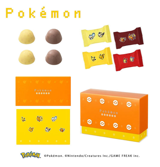 【預訂】【情人節限定】POKÉMON MEETS MARY'S CHOCOLATE - 電光朱古力禮盒10件裝