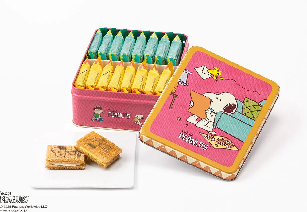 【預訂】SUGAR BUTTER TREE X SNOOPY - 綜合鐡盒16件裝  (原味 & 番薯味)