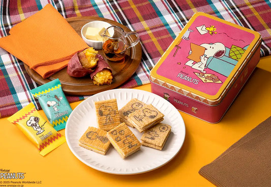 【預訂】SUGAR BUTTER TREE X SNOOPY - 綜合鐡盒16件裝  (原味 & 番薯味)