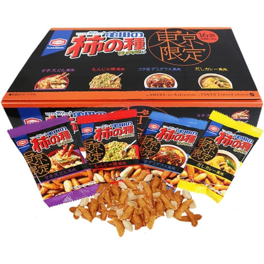 【現貨】亀田の柿の種 - 東京限定 綜合16件裝