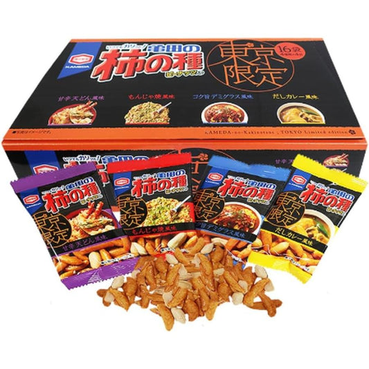 【現貨】亀田の柿の種 - 東京限定 綜合16件裝