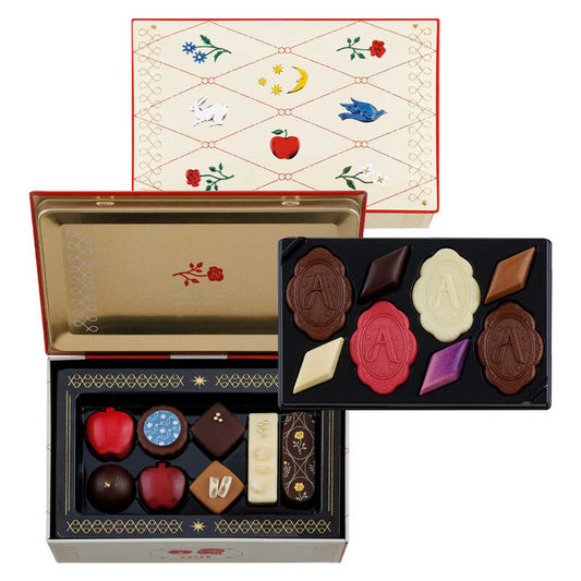 【預訂】【情人節限定】PRINCENESS POMME ASTER蘋果公主 - 綜合鐡盒16件裝