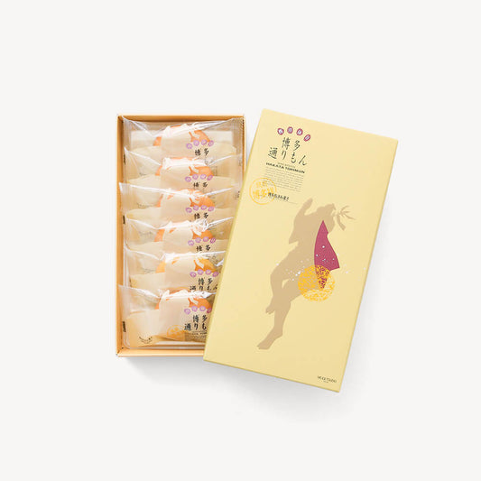 【現貨】【新年禮盒】明月堂 - 博多通饅頭 6件裝