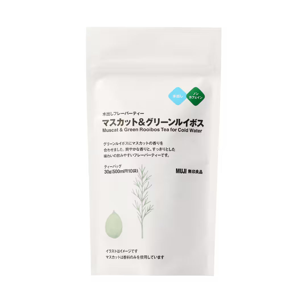 【預訂】MUJI JAPAN - 麝香葡萄綠茶冷泡茶 10P