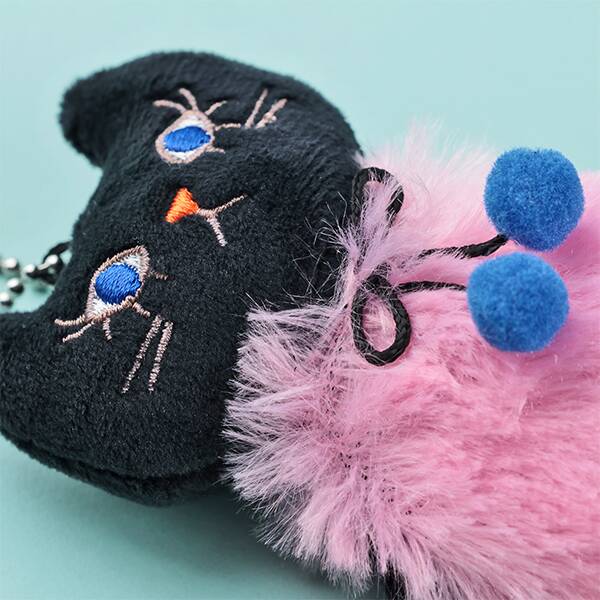 【現貨】【萬聖節限定】KALDI - 萬聖節 黑貓吊飾 (粉色)