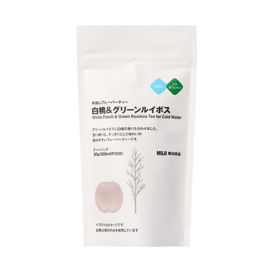 【預訂】MUJI JAPAN - 白桃綠茶冷泡茶 10P