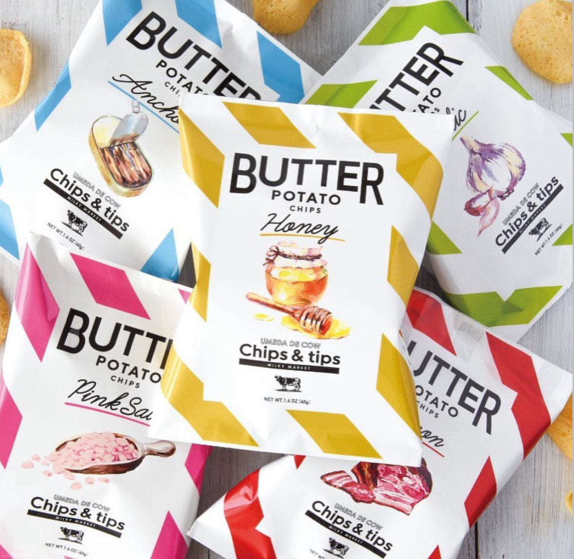 【現貨】CHIPS & TIPS - BUTTER POTATO CHIPS - CHEESE MIX