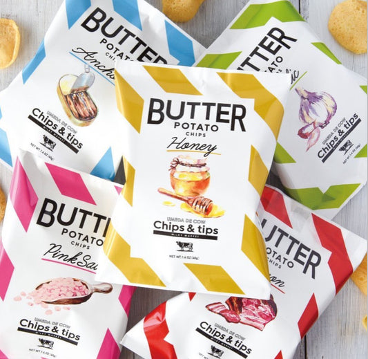 【現貨】CHIPS & TIPS - BUTTER POTATO CHIPS - CHEESE MIX