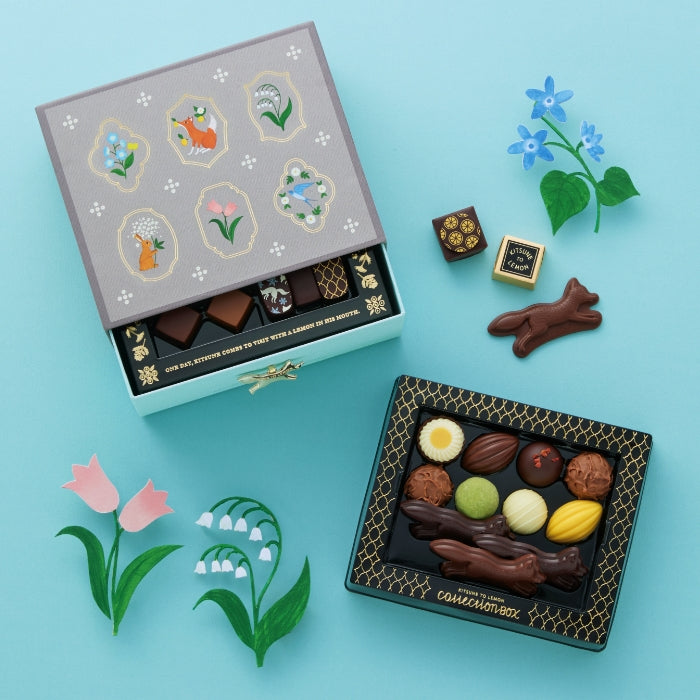 【預訂】【情人節限定】KITSUNE TO LEMON - 雙層珠寶盒 25件裝