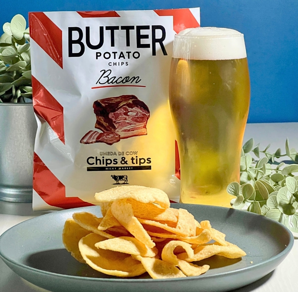 【現貨特價】CHIPS & TIPS - BUTTER POTATO CHIPS - BACON