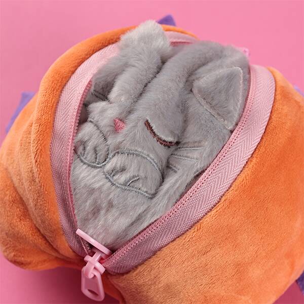 【現貨】【萬聖節限定】KALDI - 雙面小包吊飾(灰貓)