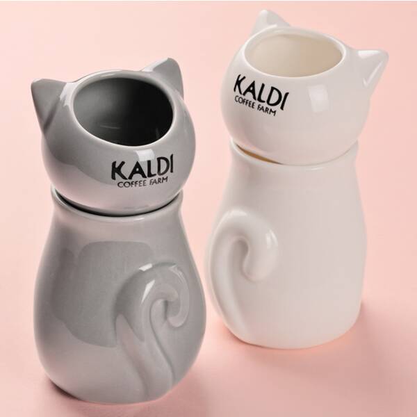 【現貨】KALDI - 貓咪陶瓷罐（有糖果）