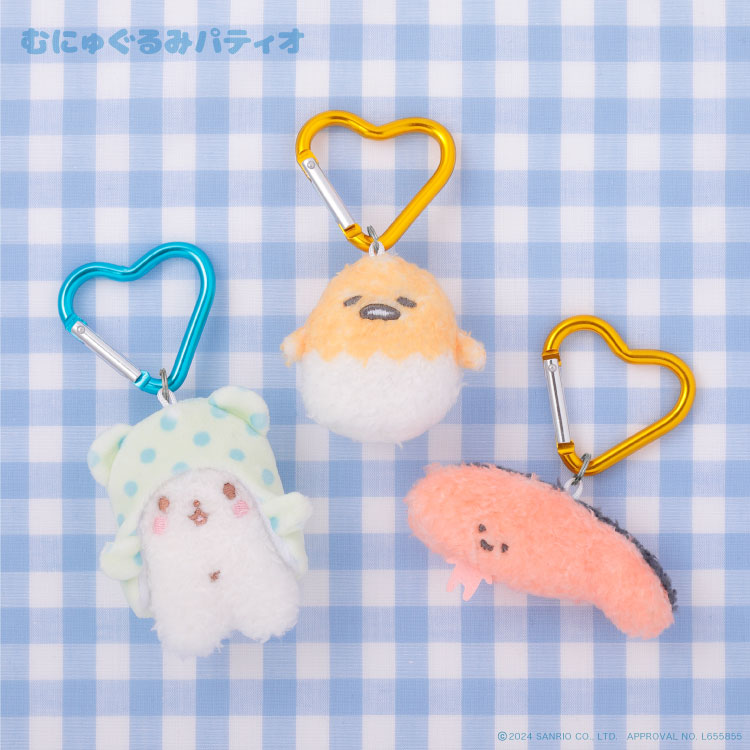 【預訂】SANRIO - 迷你毛絨絨心形吊飾