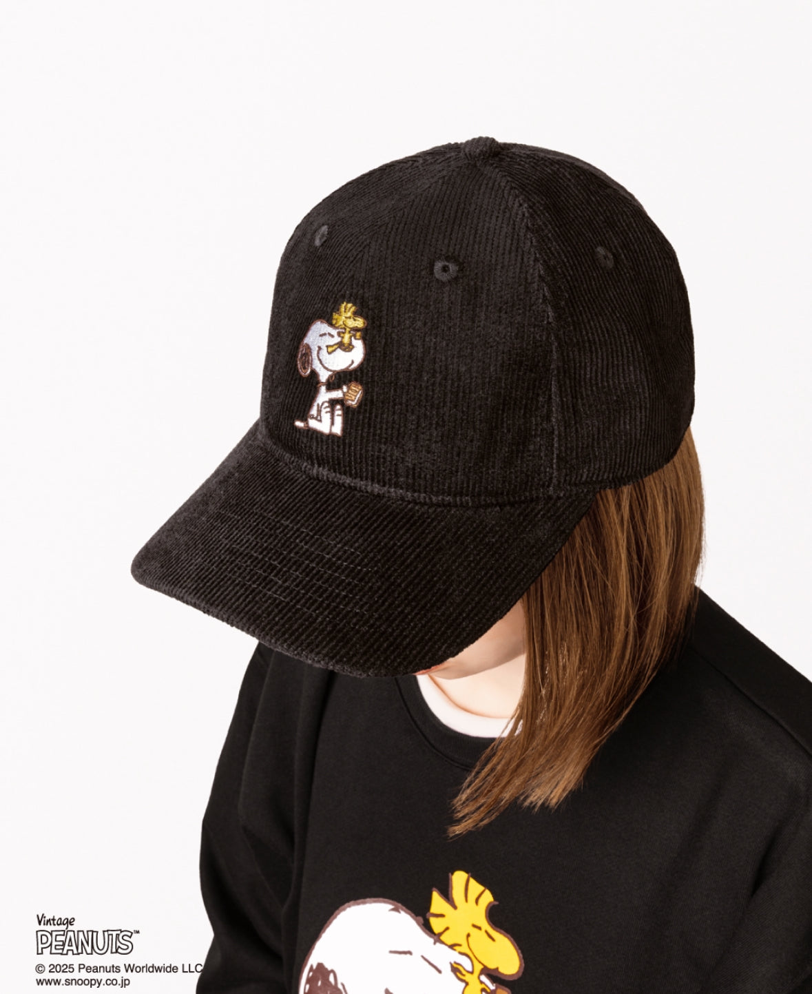 【預訂】SUGAR BUTTER TREE X SNOOPY - SNOOPY燈芯絨帽