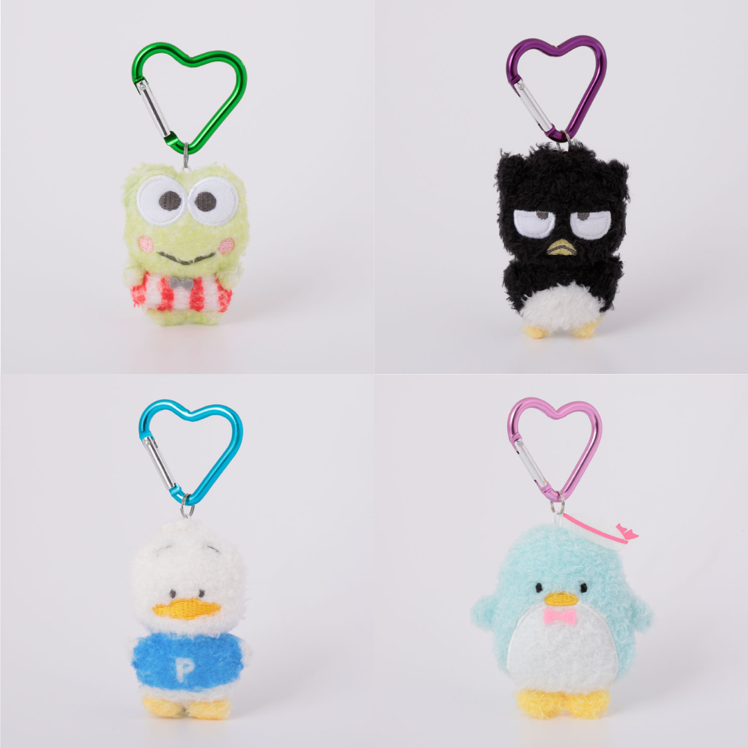 【預訂】SANRIO - 迷你毛絨絨心形吊飾