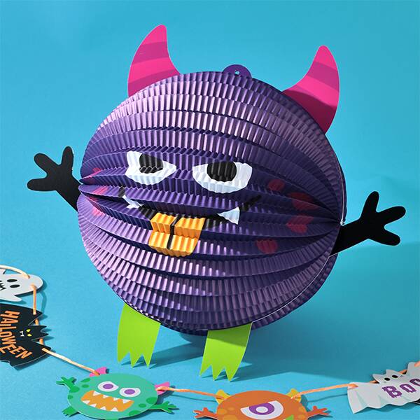 【現貨】【萬聖節限定】KALDI - 紫色怪物燈籠(有糖)